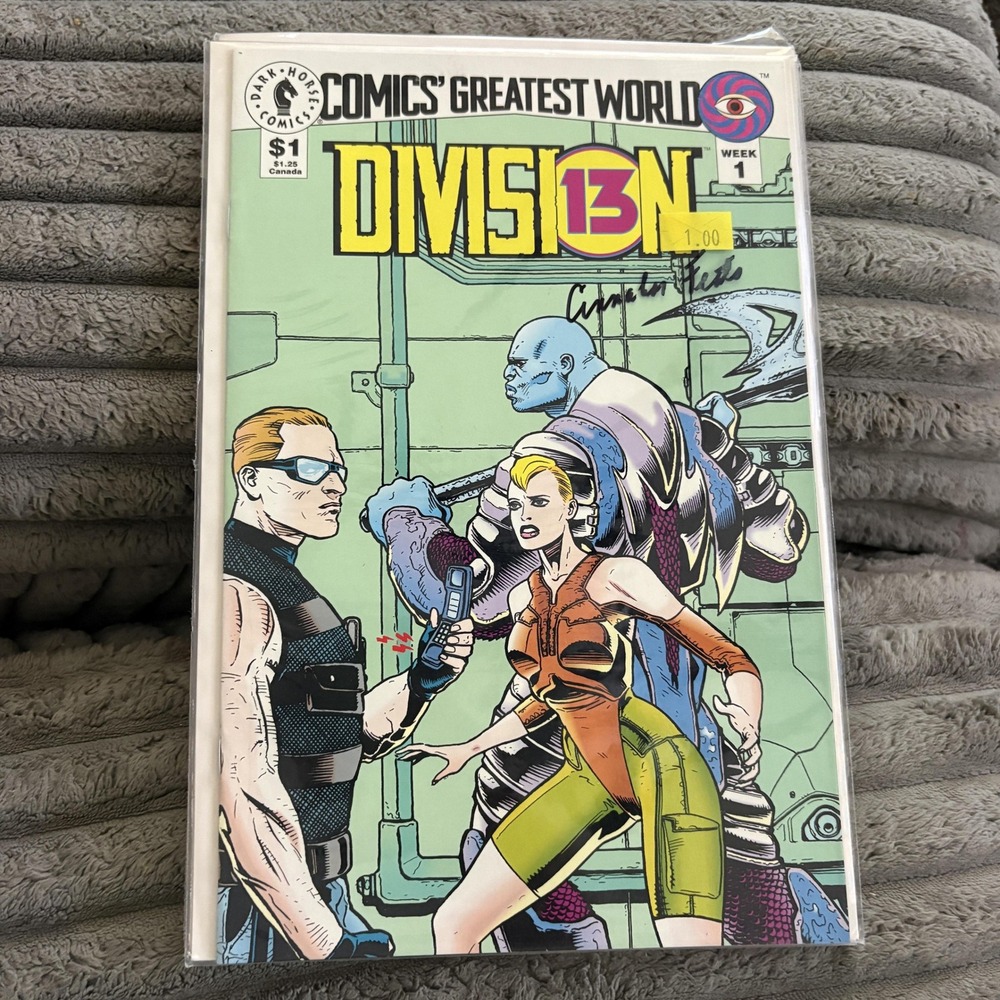 Dark Horse Comics Division 13 Week 1 Comics Greatest World 1993 Signed